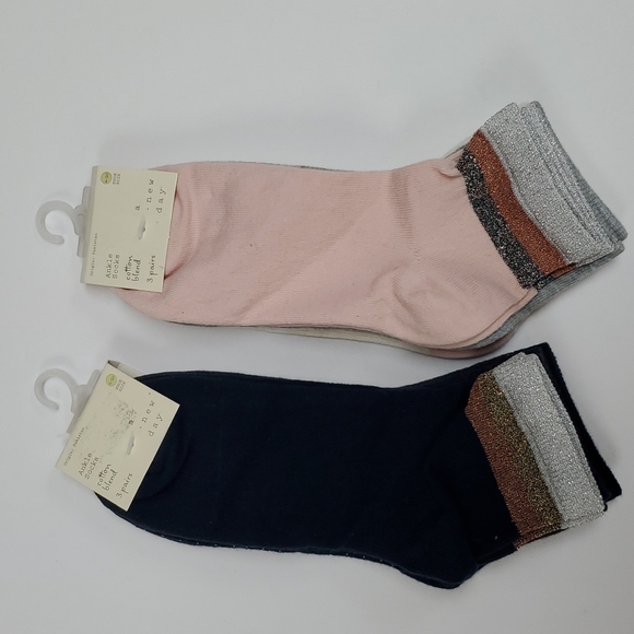 A New Day Sparkly Ankle Socks